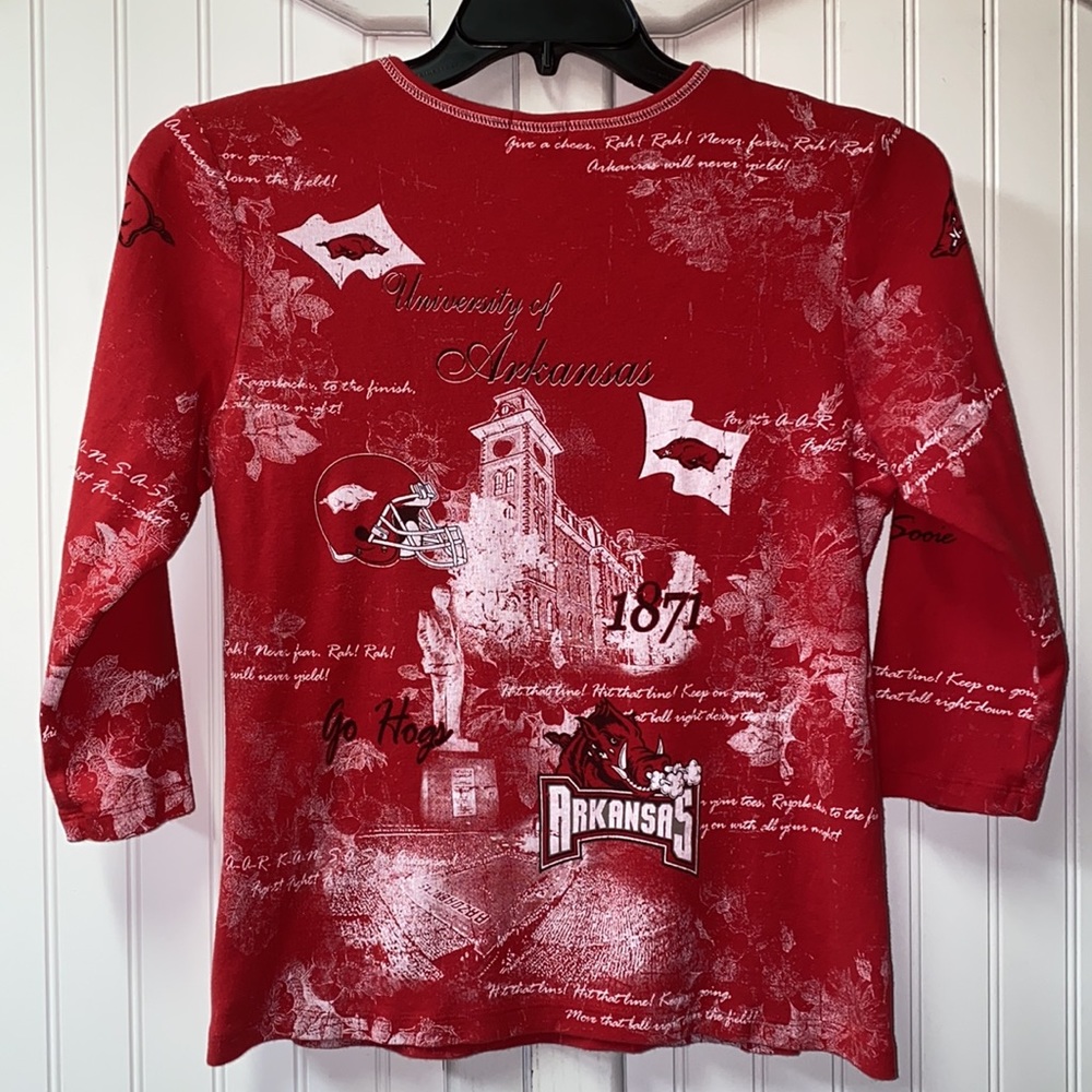 Arkansas Razorbacks Fight Song Shirt M - Picture 3 of 7